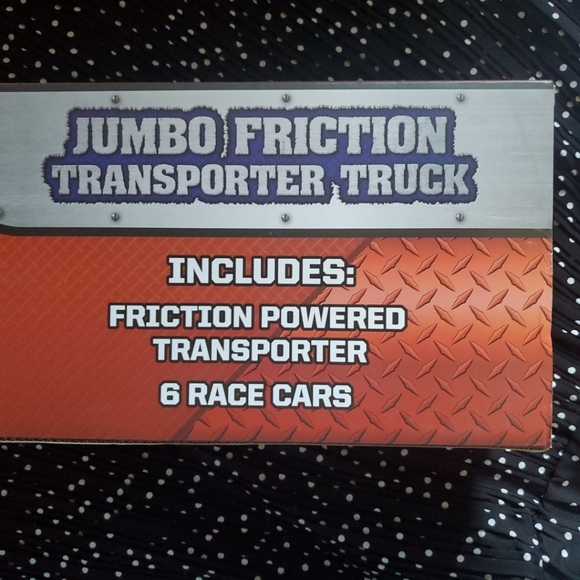 Jumbo Friction Transporter Truck - Red - Picture 9 of 9